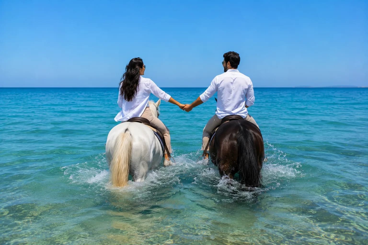 Red Sea Horse Riding in Hurghada (Beach and Desert), camel ride near the Bedouin village