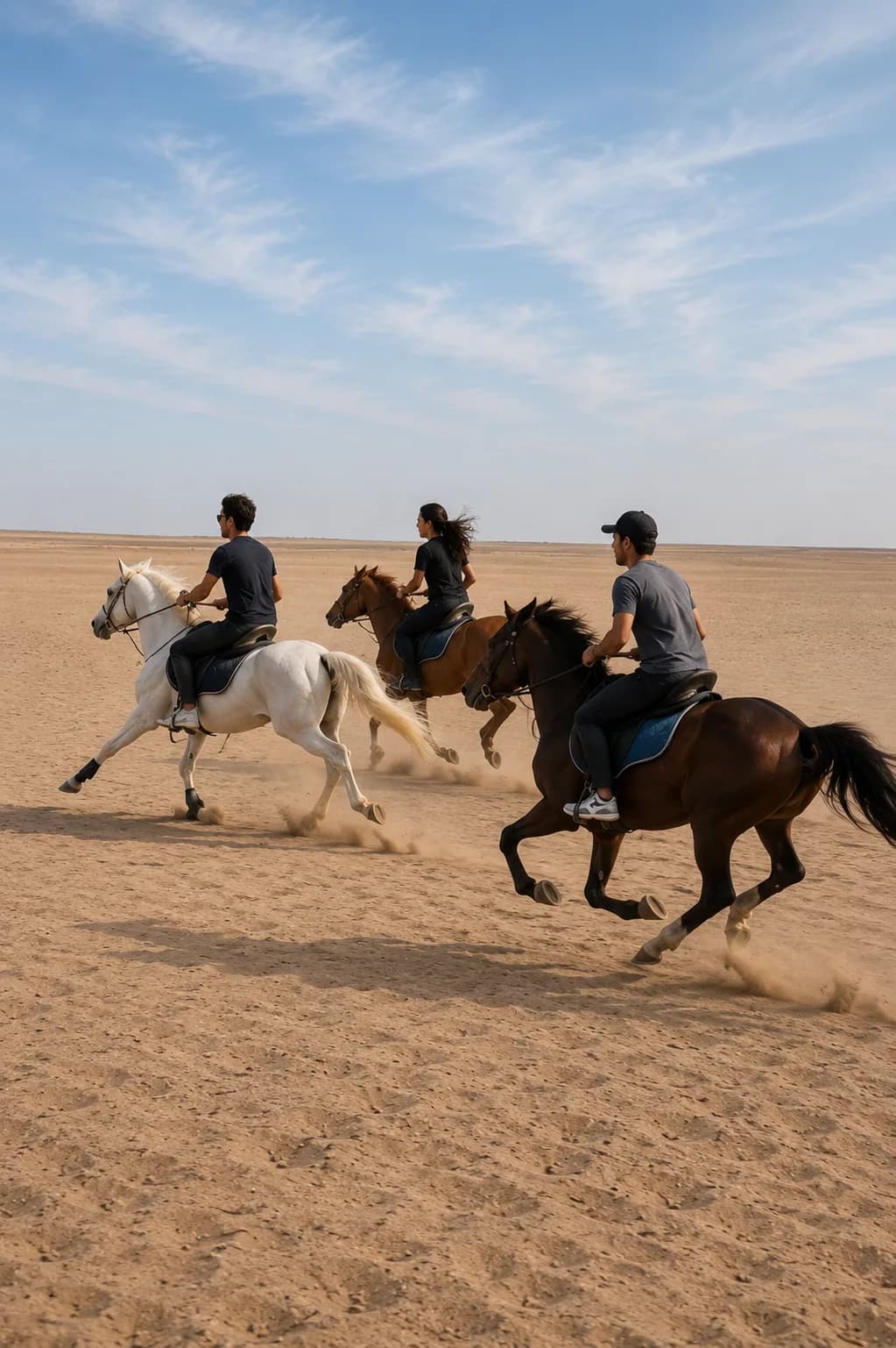 Red Sea Horse Riding in Hurghada (Beach and Desert), Bedouin tea being served