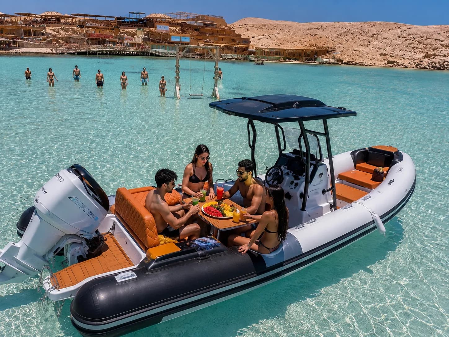 Private Speedboat to the Islands, Pick Your Island, private speedboat on the Red Sea