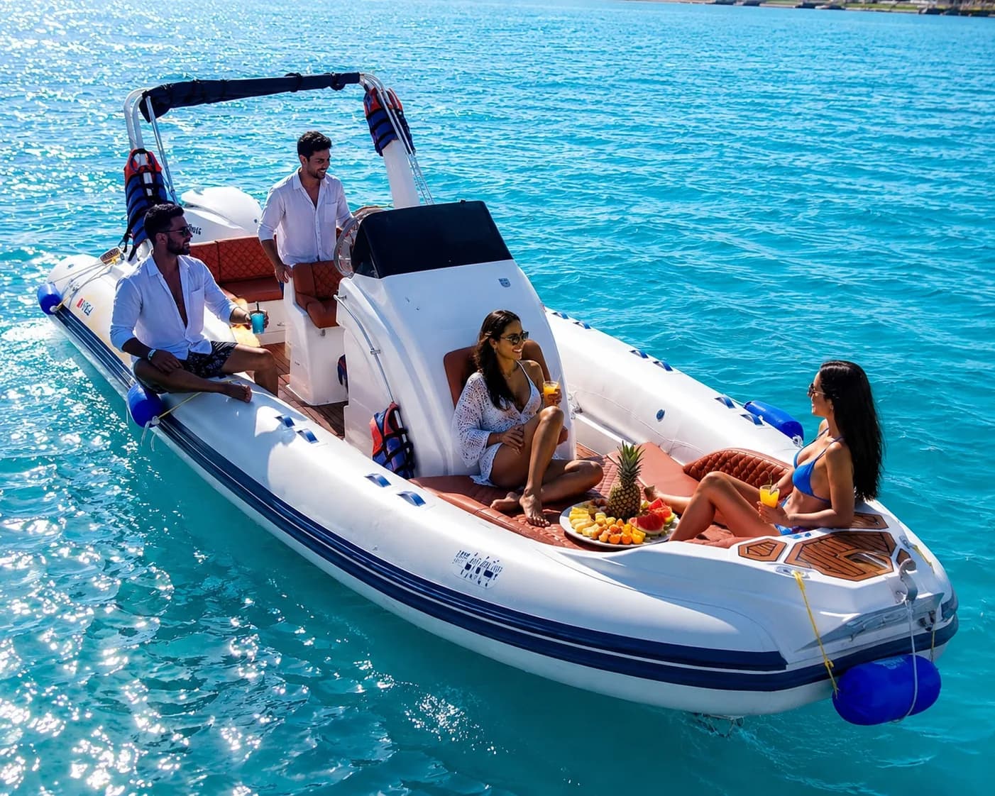 Private Speedboat to the Islands, Pick Your Island, premium snacks and drinks on board