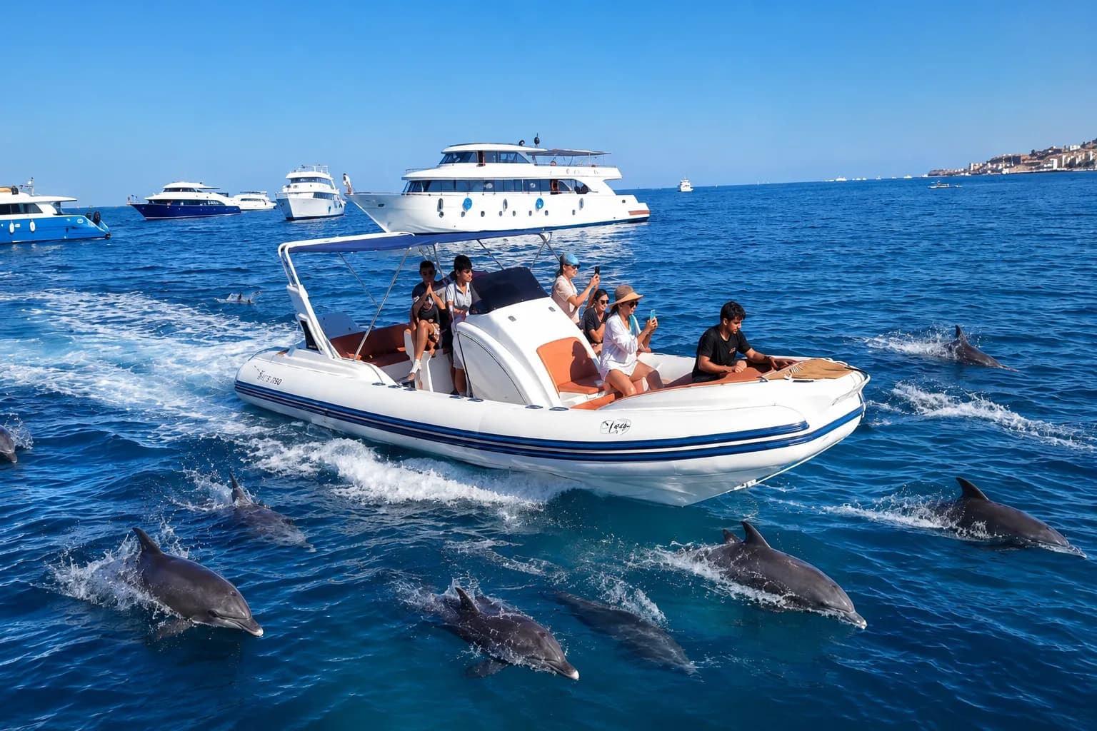 Private Speedboat to the Islands, Pick Your Island, deck setup for a special occasion