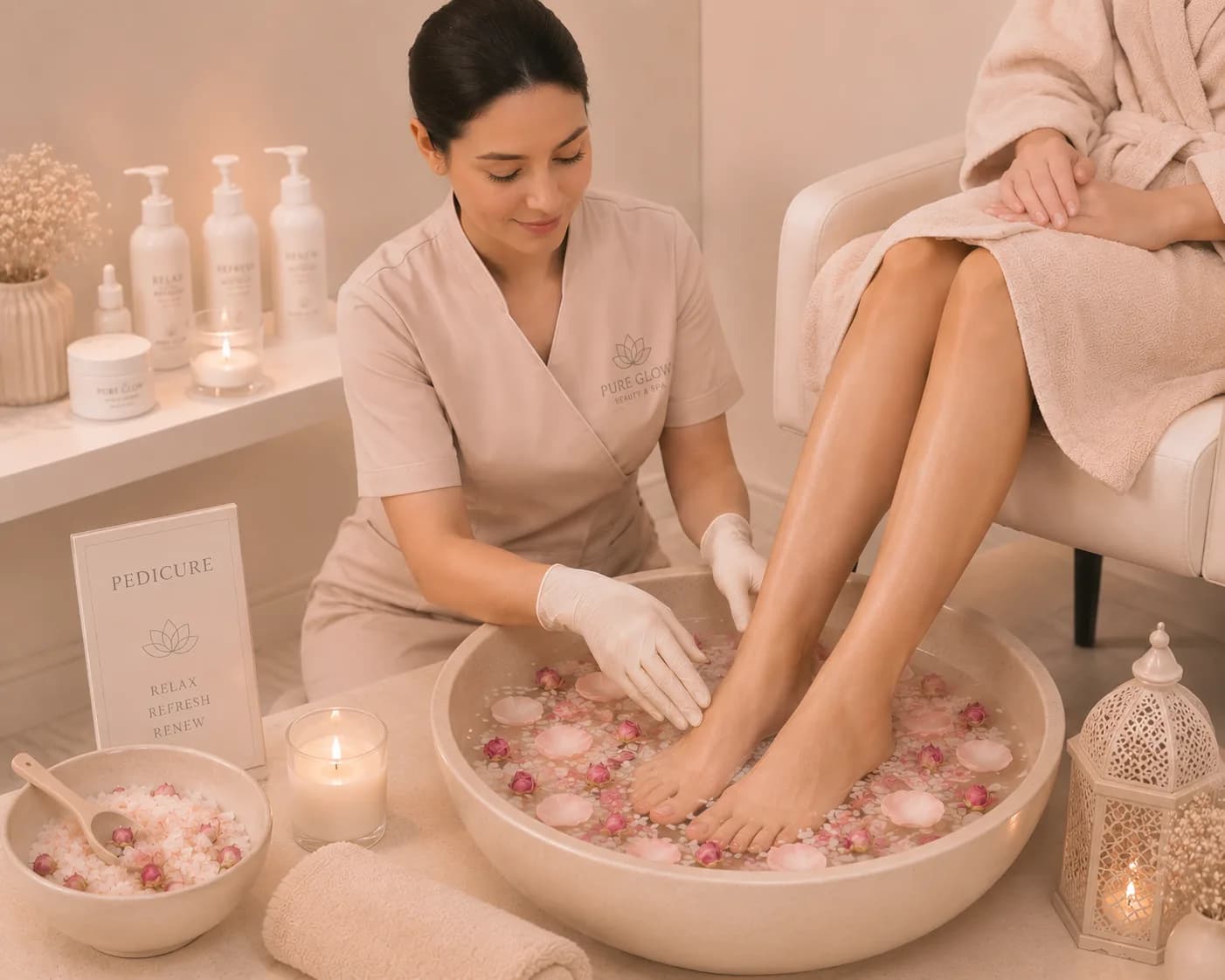 Pédicure de luxe à Hurghada (spa avec transfert hôtel)