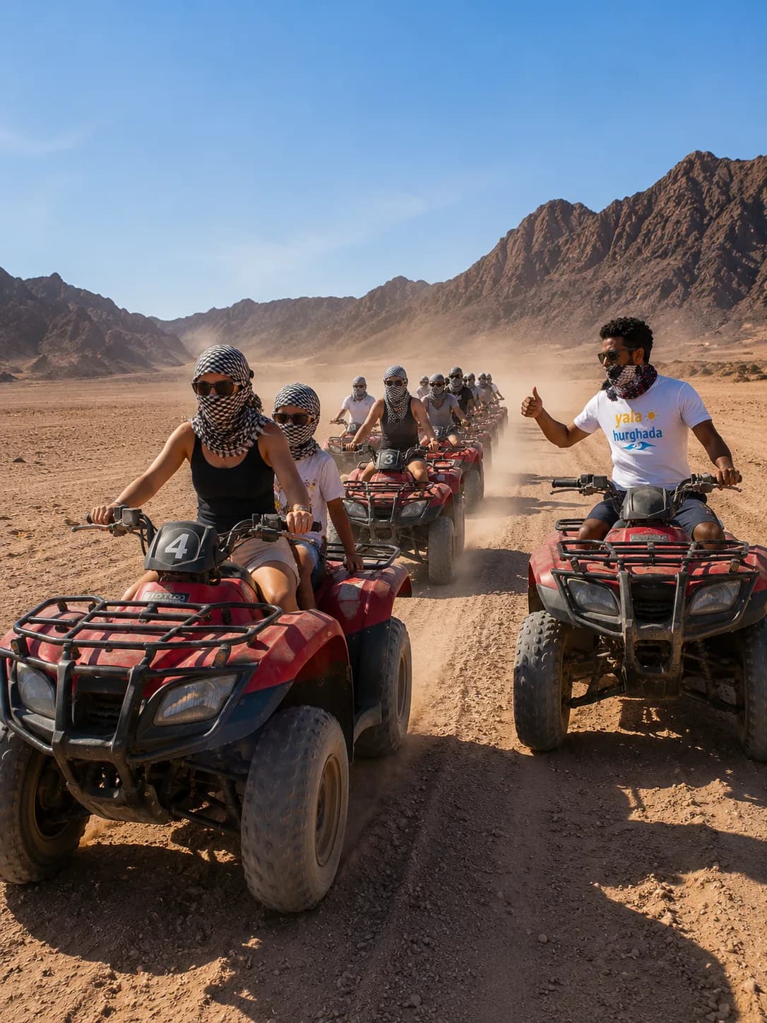 Super Safari Adventure, Bedouin camp at sunset