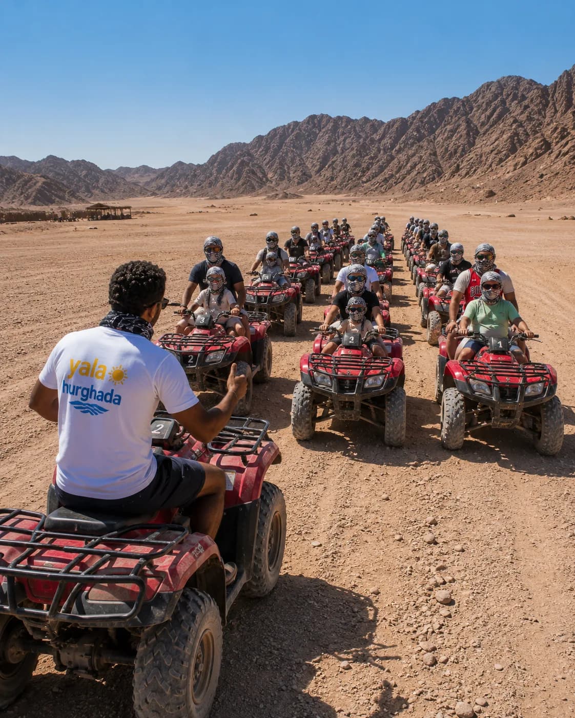 Super Safari Adventure, guide leading the group